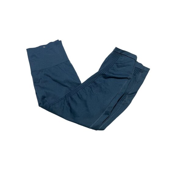 Athleta Women's Wide Band High Waist Nylon Tights Blue Size L - Picture 3 of 4